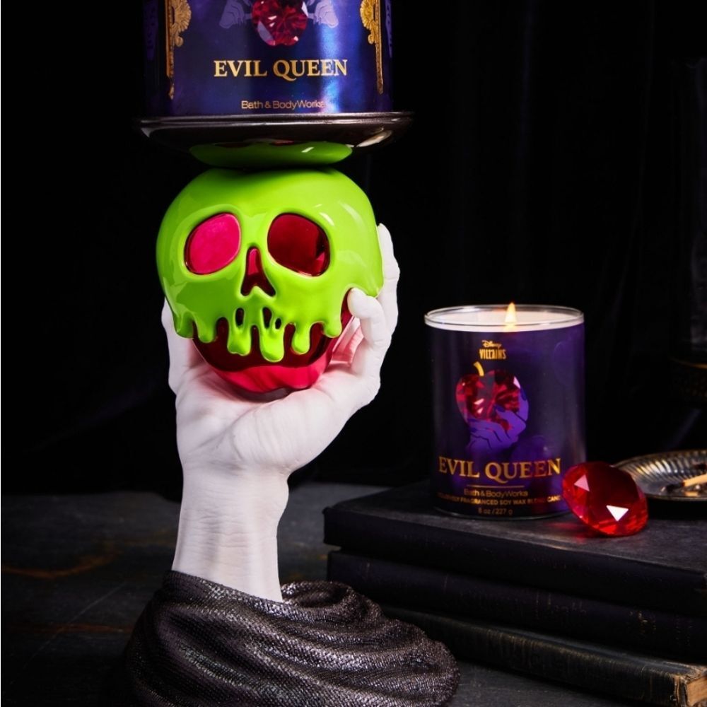 Disney Evil Queen Poison Apple 3-Wick Candle Holder